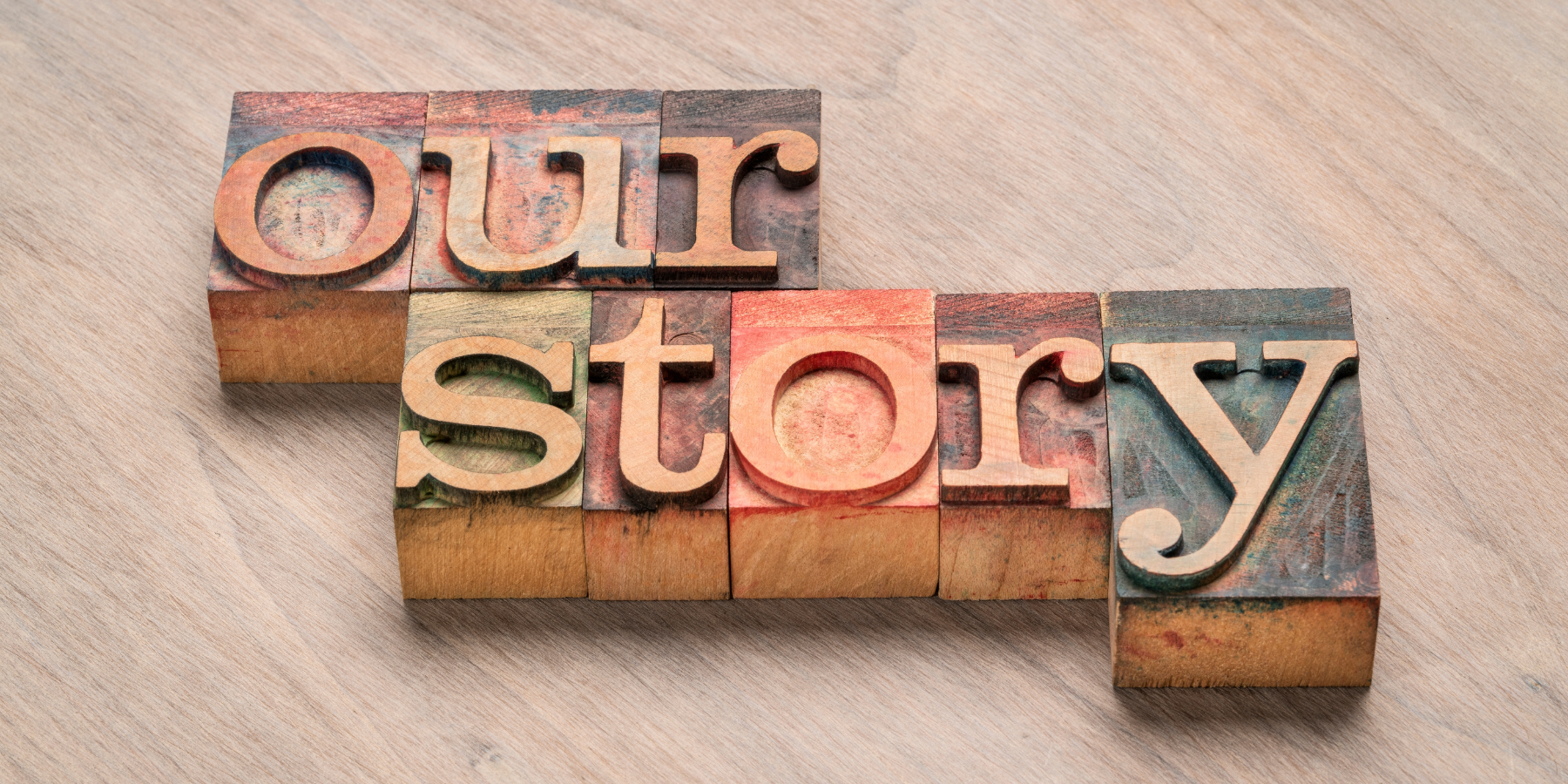 Our Story In Wood Blocks 1800X900